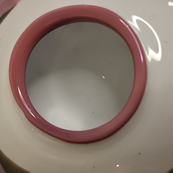 Jody Fine Signed Hand Blown Multicolor Glass Marble Bowl Rare Retired 7.5" - Picture 8 of 9